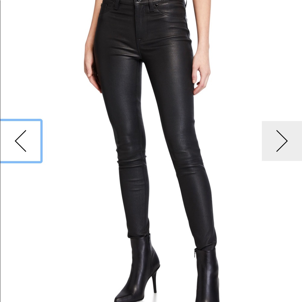 NWT beautiful Hudson black Barbara skinny jeans, size 29.
